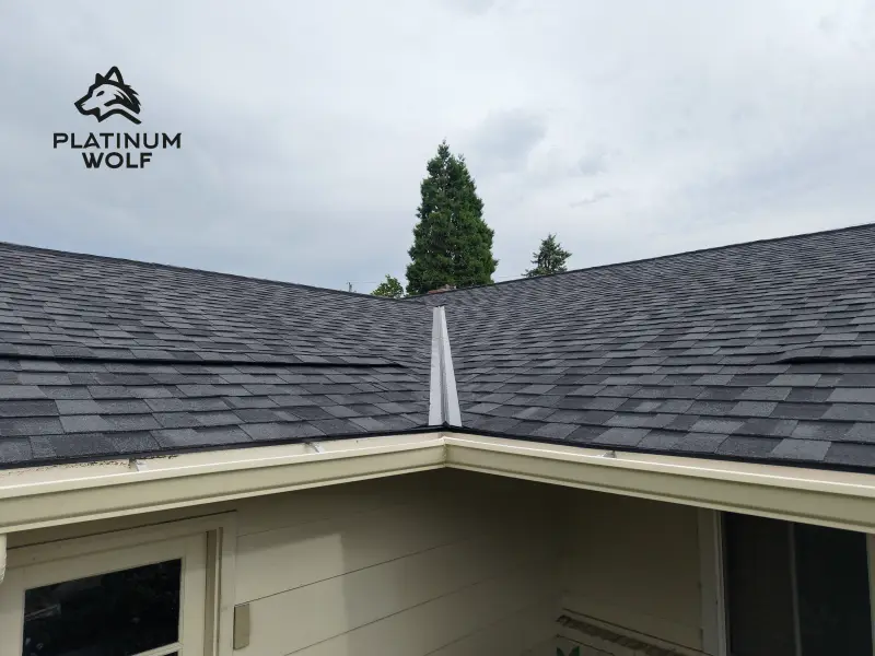 Mid century ranch roof replacement in the Willamette Valley — photo 2
