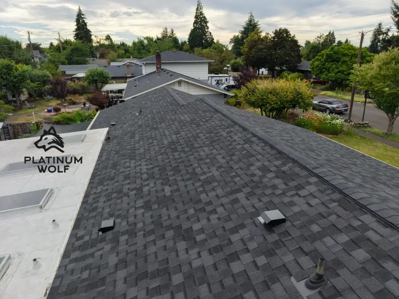 Mid century ranch roof replacement in the Willamette Valley — photo 4