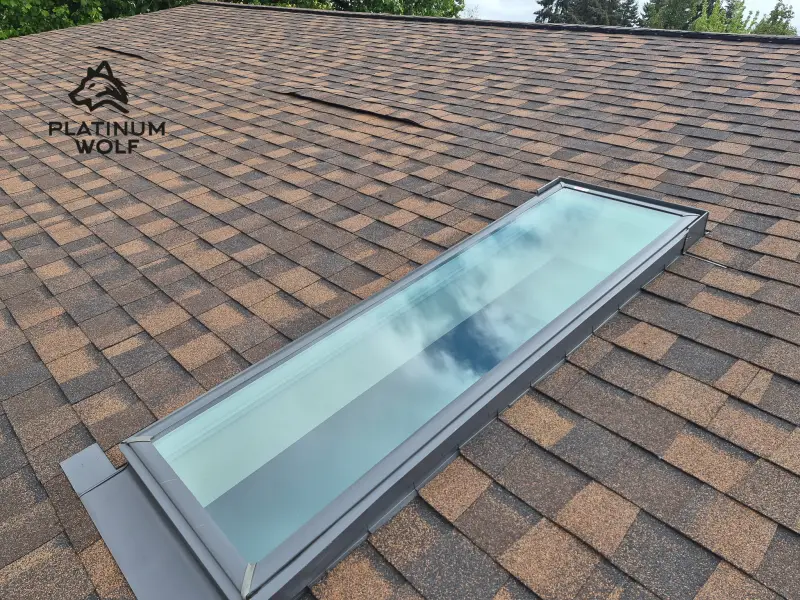 Two story contemporary roofing project in the Willamette Valley — photo 8